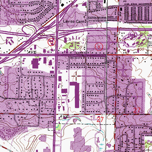 Topographic Map of Dan Jansen Park, WI
