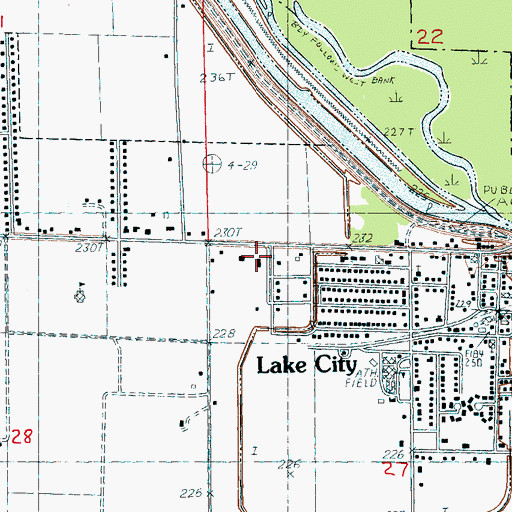 Topographic Map of Craighead County Sheriff's Office East, AR