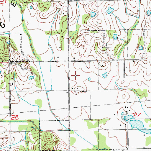 Topographic Map of Greene County Sheriff's Office, AR