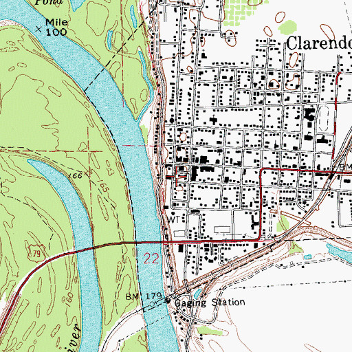 Topographic Map of 1st Judicial District Drug Task Force, AR