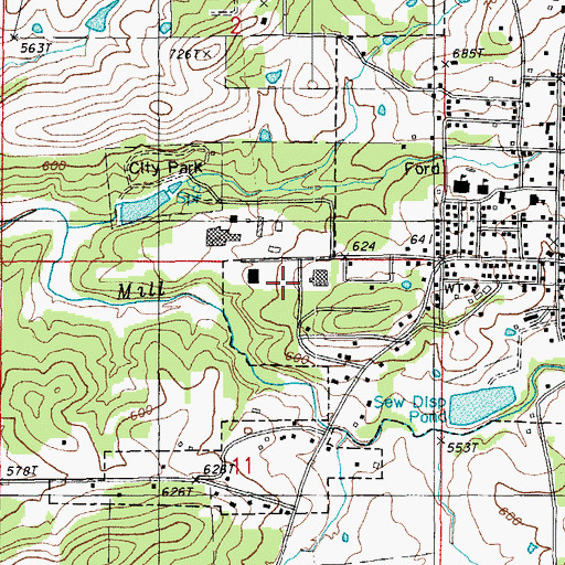 Topographic Map of Izard County Sheriff's Office, AR