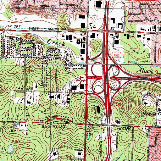 Topographic Map of Drug Enforcement Administration, AR
