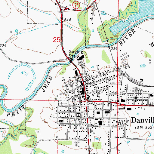 Topographic Map of 15th Judicial District Drug Task Force, AR
