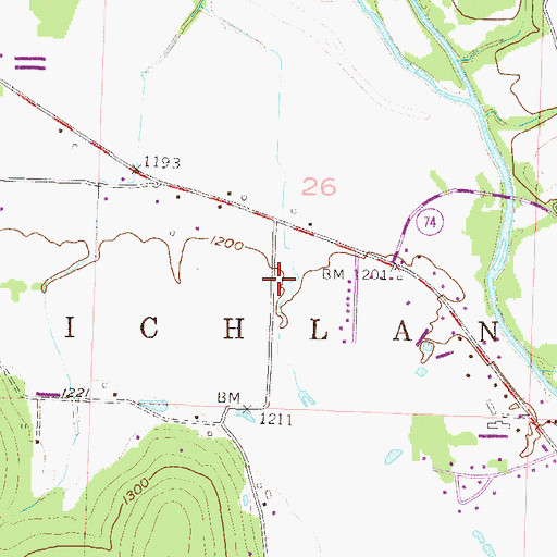 Topographic Map of Elkins Police Department, AR