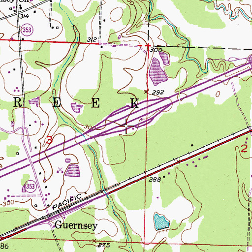 Topographic Map of Arkansas Highway Police Hope, AR