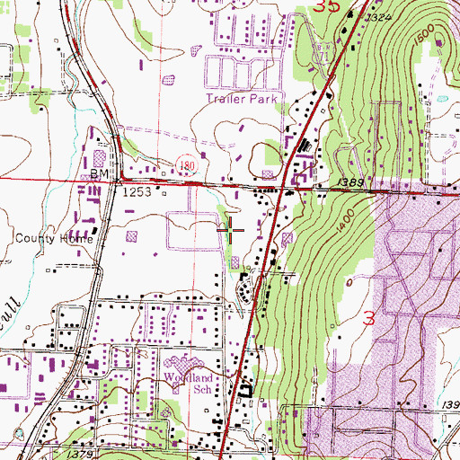 Topographic Map of United States Drug Enforcement Administration - Fayetteville Field Office, AR
