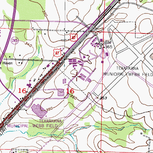 Topographic Map of Lifenet Air Ambulance, AR