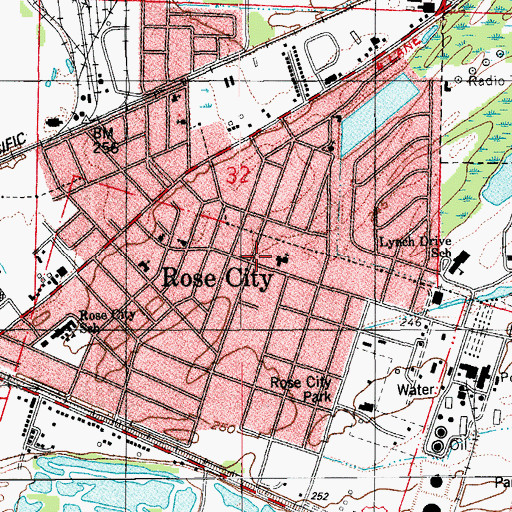 Topographic Map of Metropolitan Emergency Medical Service Little Rock Station 6, AR