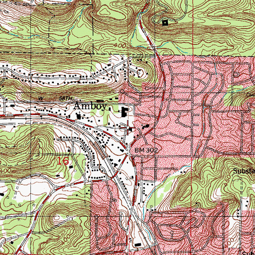 Topographic Map of Metropolitan Emergency Medical Service Little Rock Station 7, AR