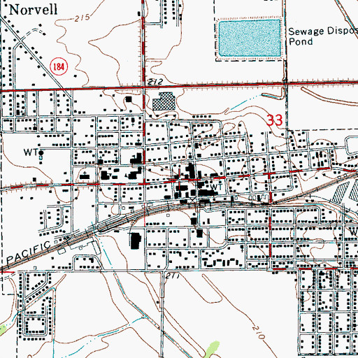 Topographic Map of Earle Emergency Ambulance, AR