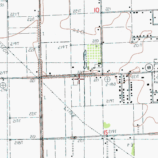 Topographic Map of Trumann Ambulance Service, AR