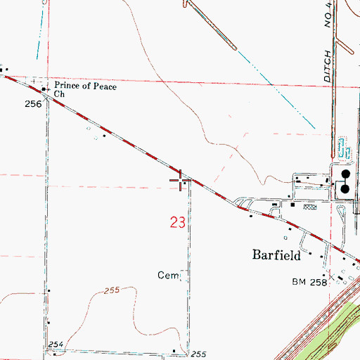 Topographic Map of Nucor - Yamato Steel Company (Ambulance Services), AR