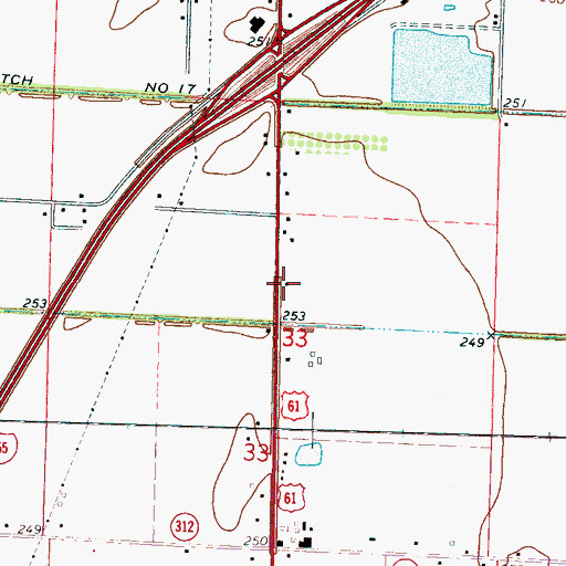 Topographic Map of Northeast Arkansas Ambulance Service (Advanced Life Support), AR