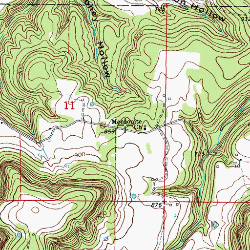 Topographic Map of Timbo Fire and Rescue Happy Hollow, AR