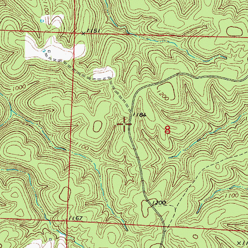 Topographic Map of Summit Station 2, AR