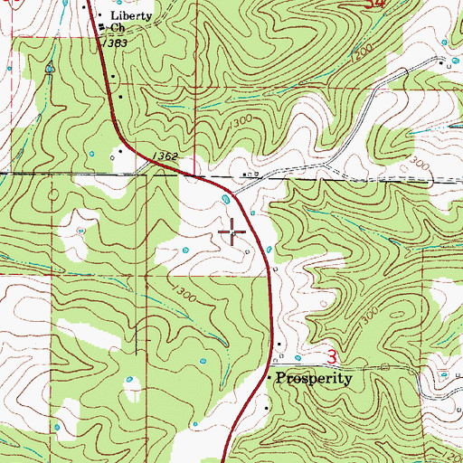 Topographic Map of Air - Evacuation Lifeteam 40, AR