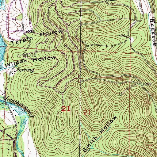 Topographic Map of Holiday Island Fire Department Ambulance, AR