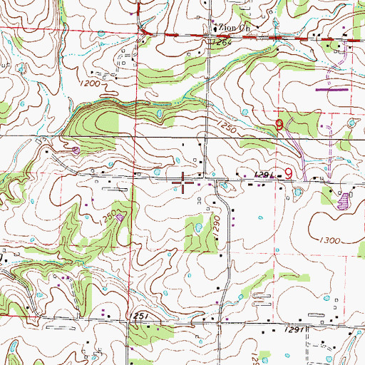 Topographic Map of Northwest Medical Transfer Service, AR