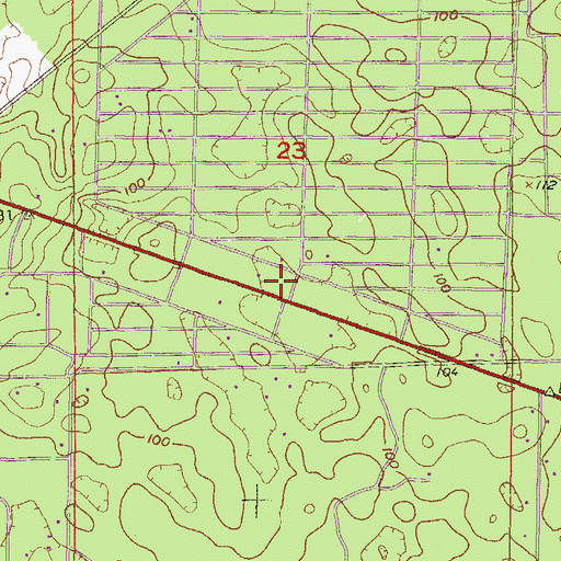 Topographic Map of Iglesia Pentecostal Redimidos por Cristo, FL