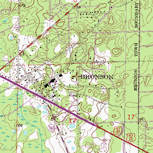 Topographic Map of Greater Prayer Temple Church of God in Christ, FL