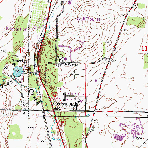 Topographic Map of Mee-Kwon Park, WI