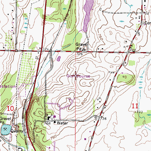 Topographic Map of Mee-Kwon Park Golf Course, WI