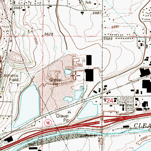 Topographic Map of Coors Technology Center, CO