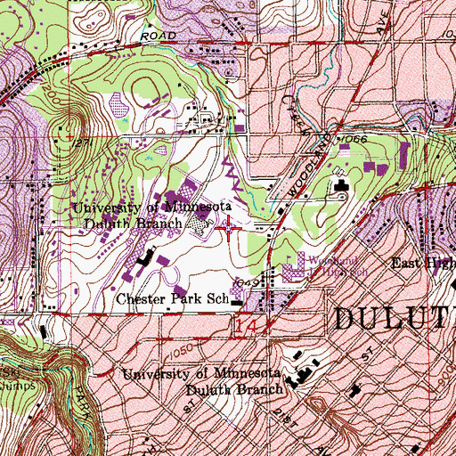 Topographic Map of Ward Wells Field House, MN
