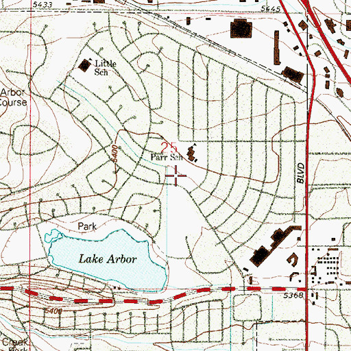 Topographic Map of Far Horizon Park, CO