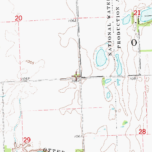Topographic Map of School Number 261 (historical), MN