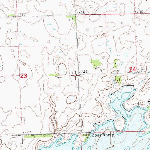 Topographic Map of School Number 197 (historical), MN