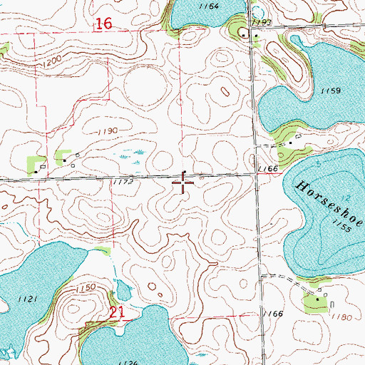 Topographic Map of School Number 46 (historical), MN