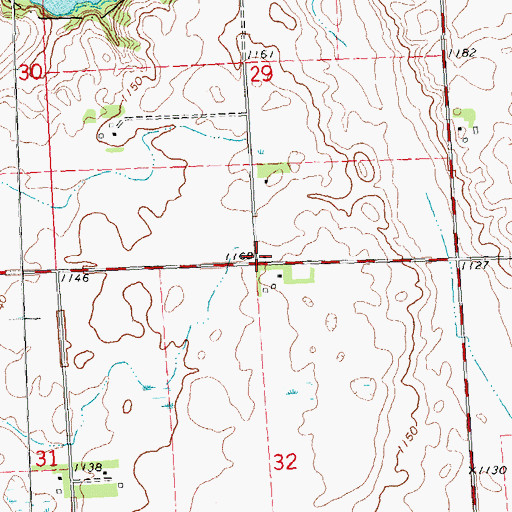 Topographic Map of School Number 30 (historical), MN