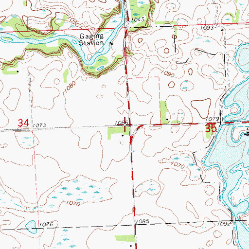 Topographic Map of School Number 252 (historical), MN
