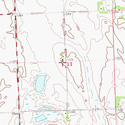 Topographic Map of School Number 56 (historical), MN
