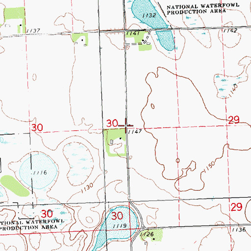 Topographic Map of School Number 119 (historical), MN
