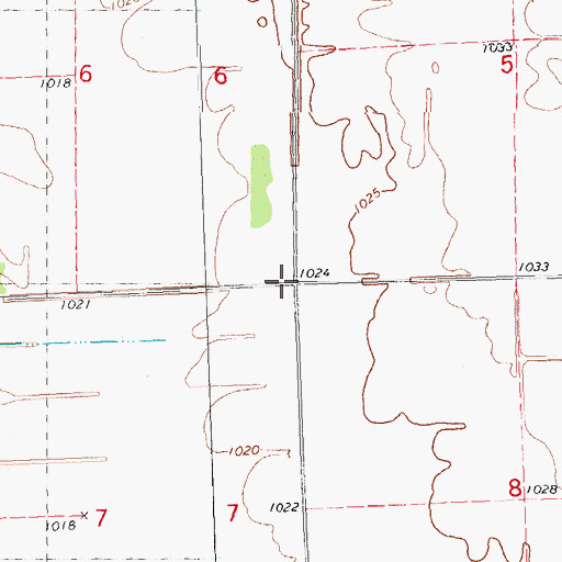 Topographic Map of School Number 36 (historical), MN