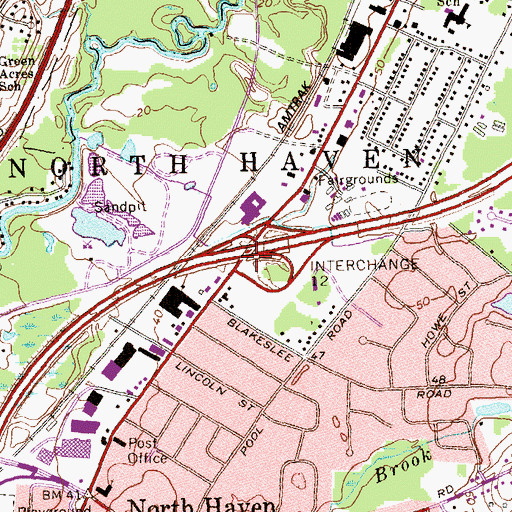 Topographic Map of West Side Field Park, CT