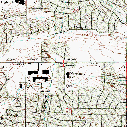 Topographic Map of Littleton Fire Rescue Station 13, CO