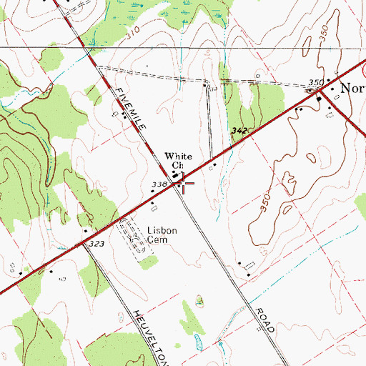Topographic Map of School Number 4 (historical), NY