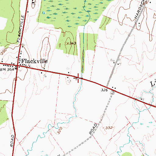 Topographic Map of School Number 6 (historical), NY