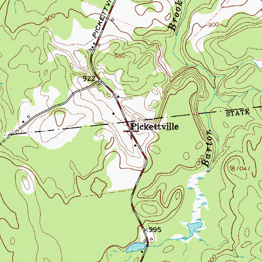 Topographic Map of School Number 11 (historical), NY