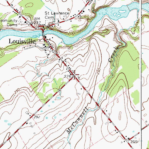 Topographic Map of School Number 6 (historical), NY