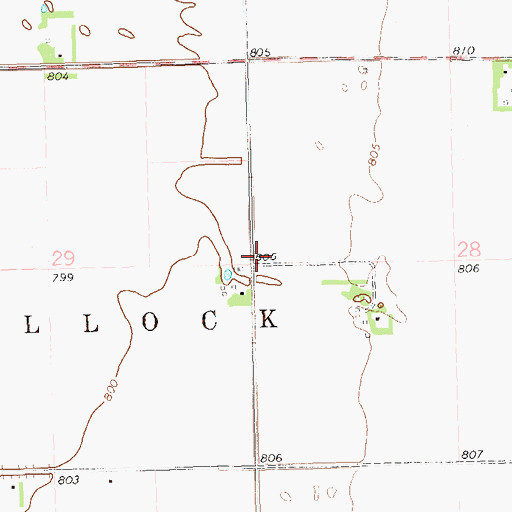 Topographic Map of Westerson School (historical), MN