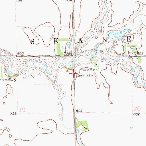 Topographic Map of Dahlgren School (historical), MN