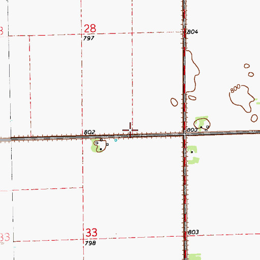 Topographic Map of Johnson School (historical), MN