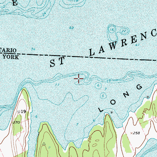 Topographic Map of Miller Cemetery (historical), NY