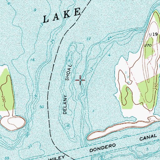Topographic Map of Little Sny, NY