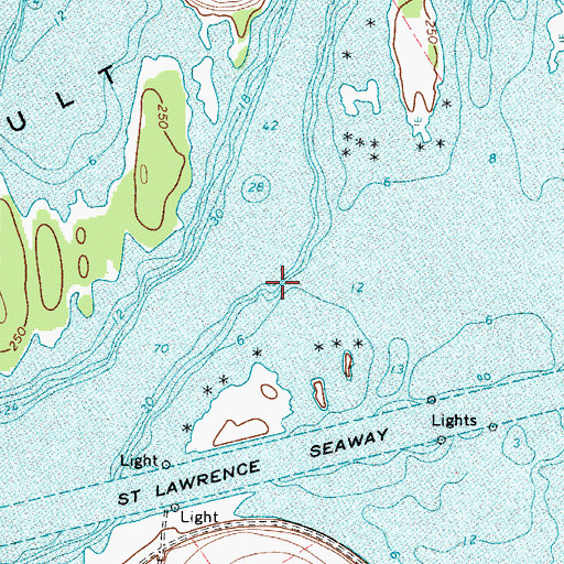 Topographic Map of Tracy Landing (historical), NY