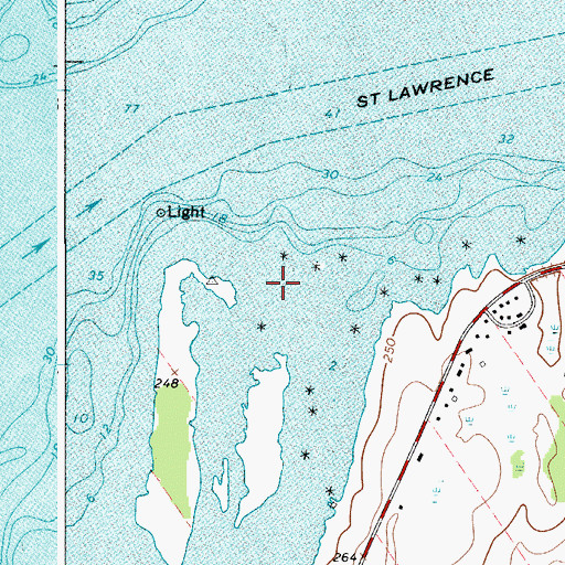 Topographic Map of School Number 3 (historical), NY